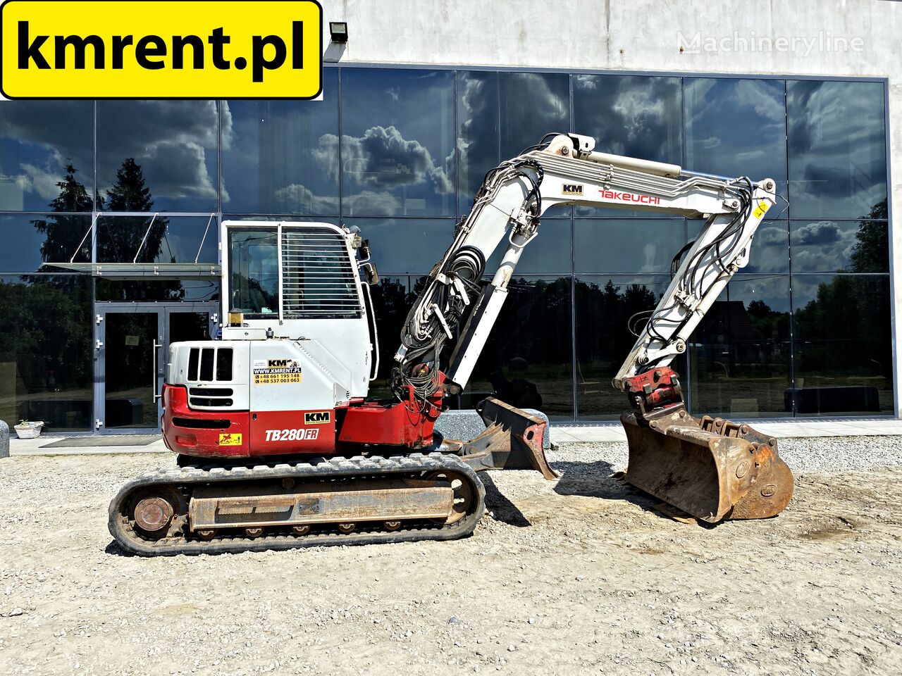 Takeuchi TB 280 FR  bager guseničar