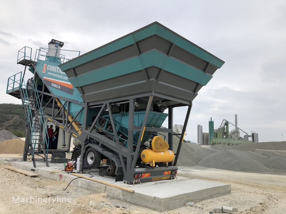 nova Constmach 30 m3 Mobile Concrete Plants from Turkey Concrete Plant Manufact fabrika betona