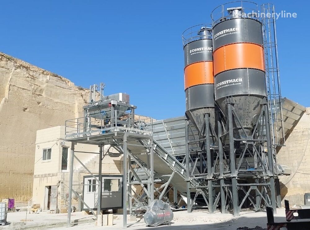 nova Constmach Drymix 100 Full Automatic Stationary & Dry Type Concrete Plant fabrika betona