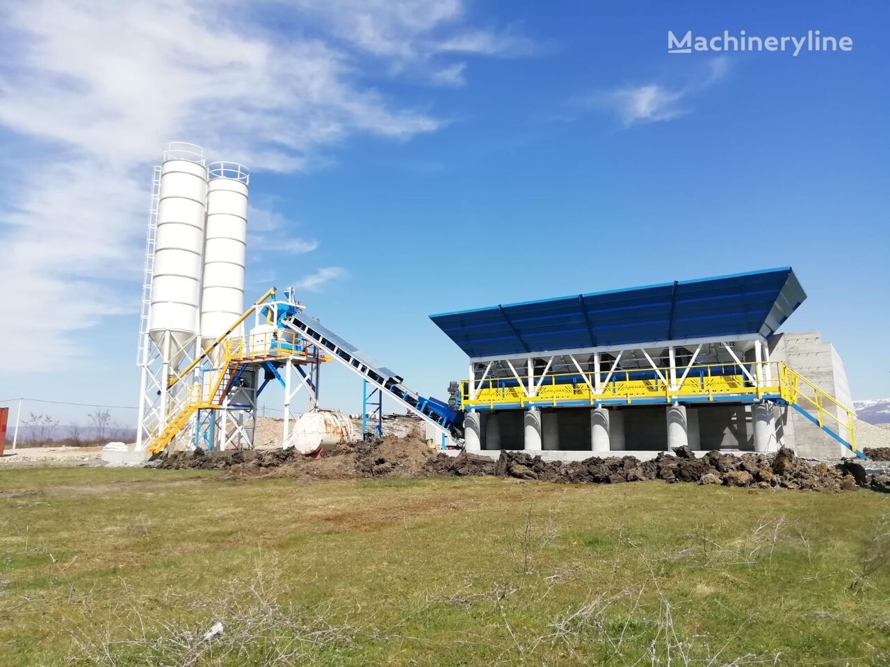 nova Promax Compact Concrete Batching Plant C60-SNG-LINE  fabrika betona