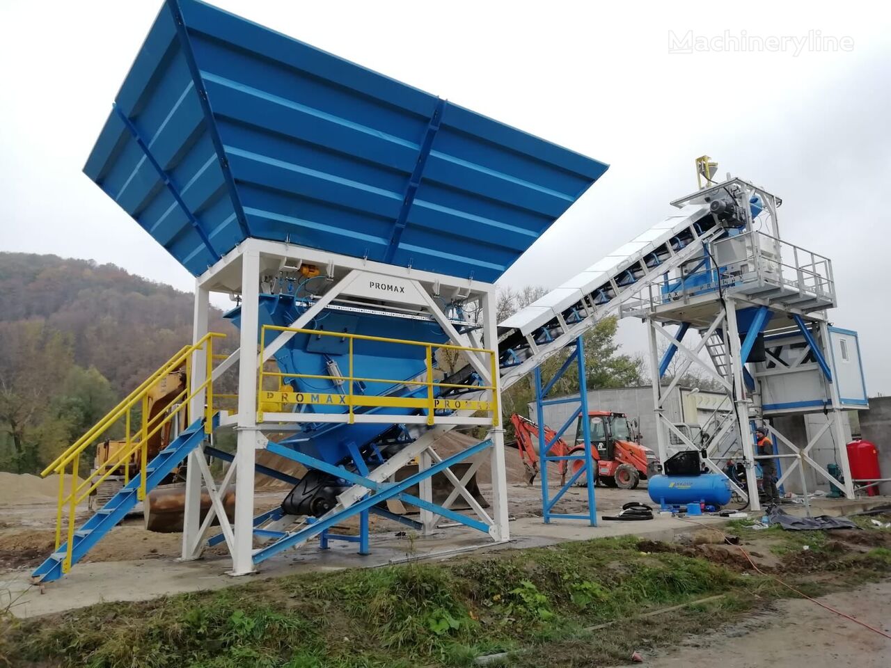 nova Promax Compact Concrete Batching Plant PROMAX C60 SNG PLUS (60m³/h) fabrika betona