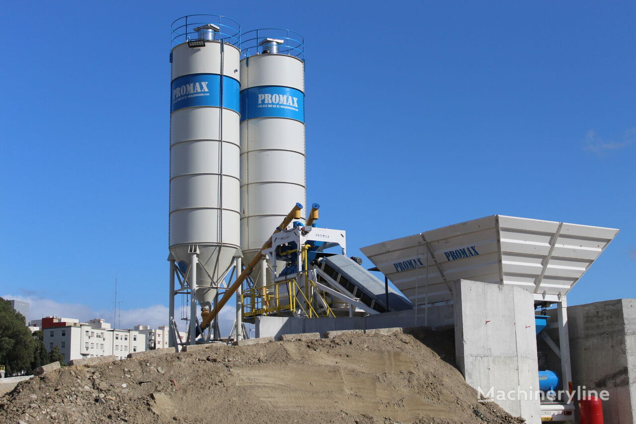nova Promax Mobile Concrete Batching Plant M100-TWN (100m3/h) fabrika betona