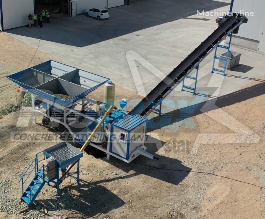 nova Promax Mobile Concrete Batching Plant M35-PLNT (35m3/h) fabrika betona