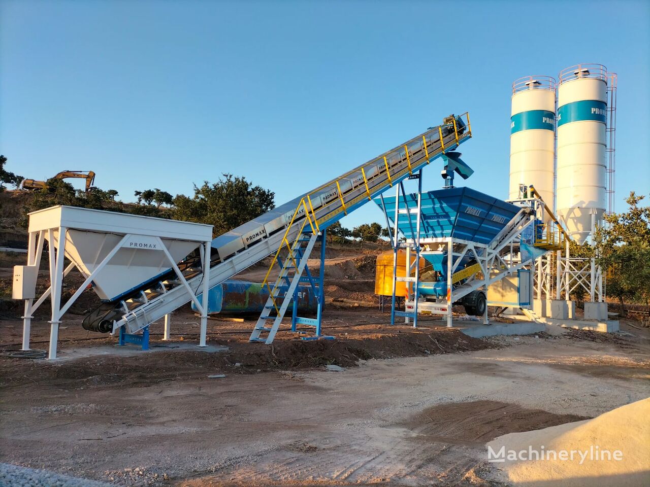 nova Promax Mobile Concrete Batching Plant PROMAX M60-SNG (60m3/h) fabrika betona