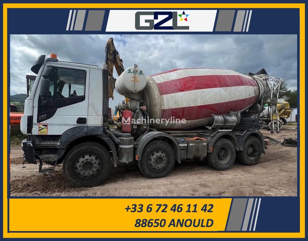 IVECO Stralis 460 / Wazenmix *ACCIDENTE*DAMAGED*UNFALL* kamion s mešalicom za beton nakon udesa