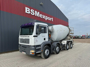 MAN 32.360 9 cub concrete mixer kamion s mešalicom za beton