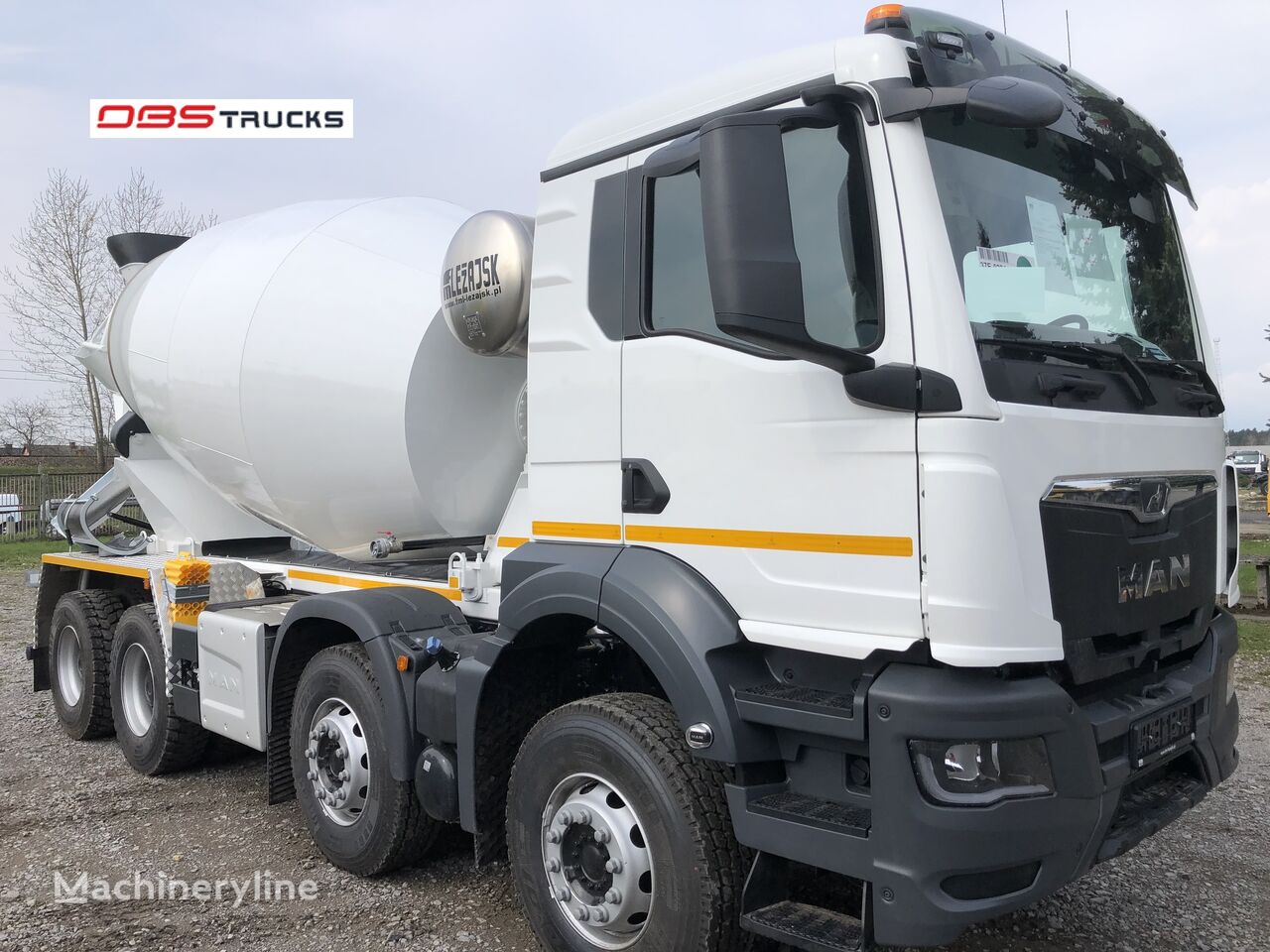 novi MAN TGS 35.480, 8x4 BB, EURO 6, YEAR 2024,  10m, 1om - NEW kamion s mešalicom za beton