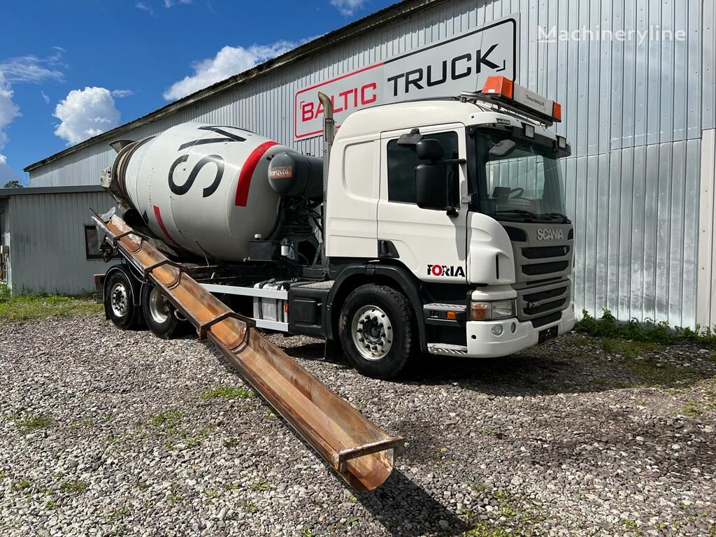 Scania P360, 6x2 MIXER + HYDRAULIC 9m PIPE kamion s mešalicom za beton