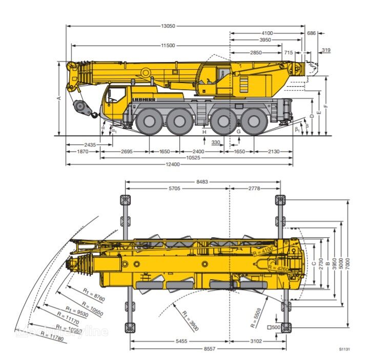 Liebherr LTM 1100 4.1 pokretna dizalica