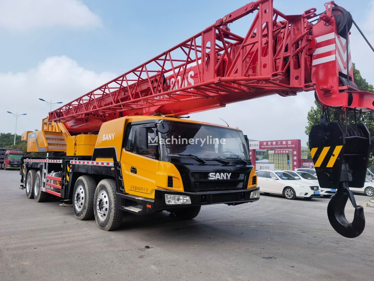 Palfinger Sany Sany STC800S 80 ton used mobile truck crane mobile crane pokretna dizalica