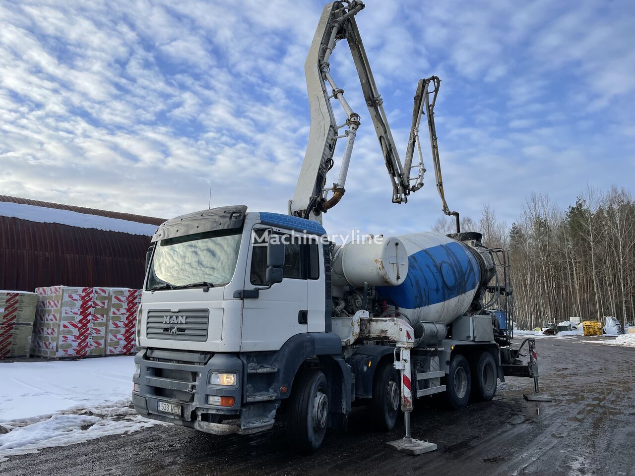 Chimera 28.4  na šasiji MAN TGA 35.410  pumpa za beton