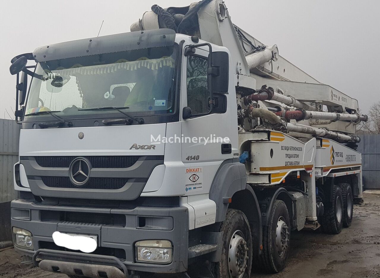 Waitzinger  na šasiji Mercedes-Benz Axor 4140 pumpa za beton