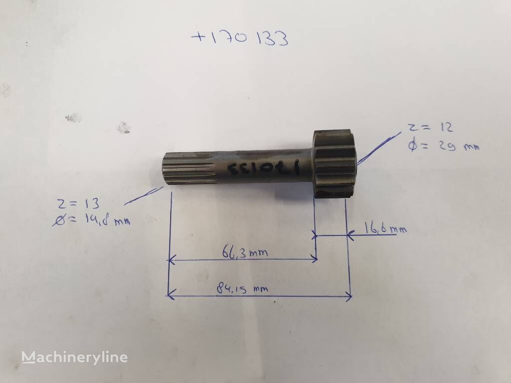 VTS SUNGEAR 12T 13T L=84,2mm 6643002440 držač za bagera