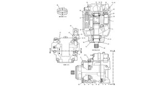 Caterpillar 6E5650 / 6E-5650 / 6E6412 / 6E-6412 hidraulična pumpa za Caterpillar 789B 789C dampera sa krutom šasijom