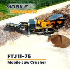 novo FABO FTJ 11-75 MOBILE JAW CRUSHER 150-300 TPH | AVAILABLE IN STOCK mobilna postrojenje za drobljenje