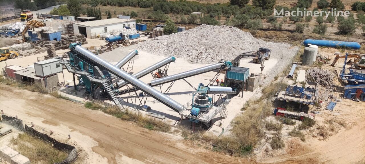 novo Constmach Stationary Stone Crushing Screening Plant for Basalt postrojenje za drobljenje